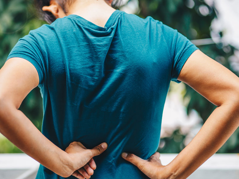 Rückenschmerzen und Wirbelsäule